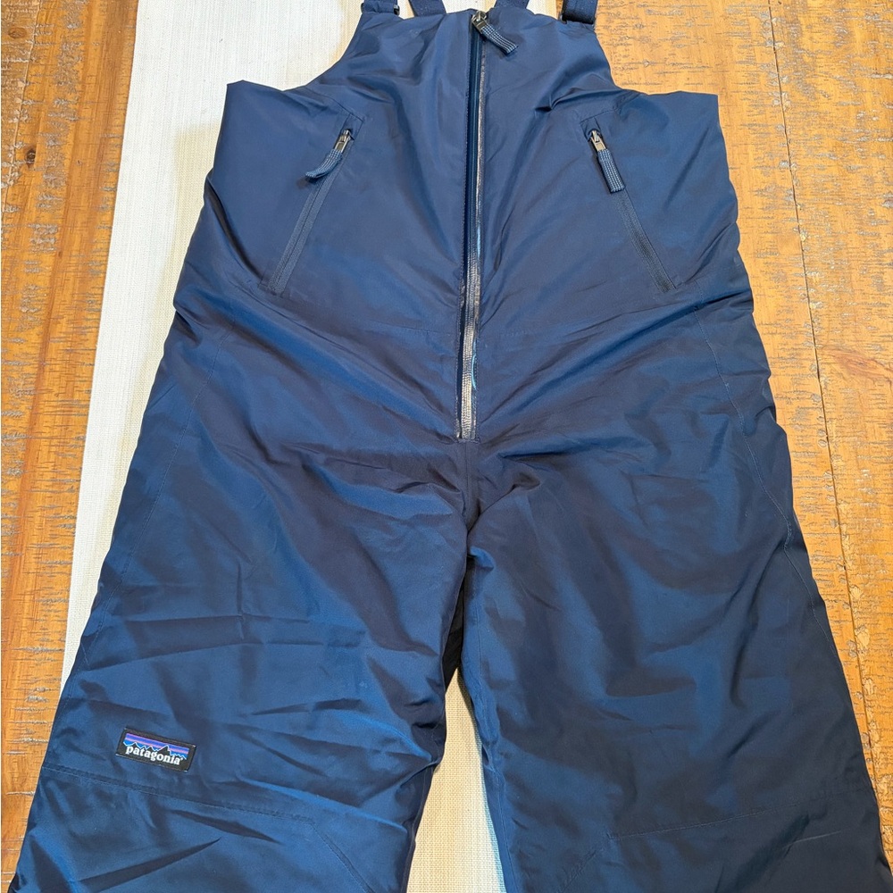 Patagonia Kids Navy Snow Bibs